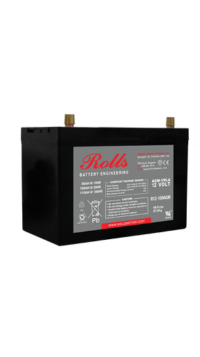 [112769] Rolls Series 2 R12-100 AGM Battery    R12-100 AGM