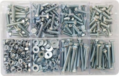 [113201] Assorted Box of M6 Setscrews, Nuts & Washers 480 Piece   AT99