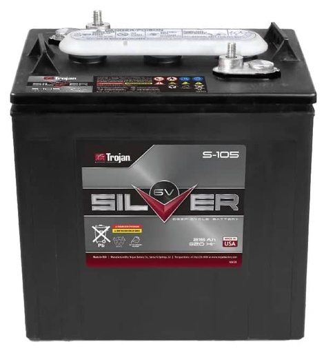 [113334] Deep Cycle Battery 6V Trojan Silver Line    S-105