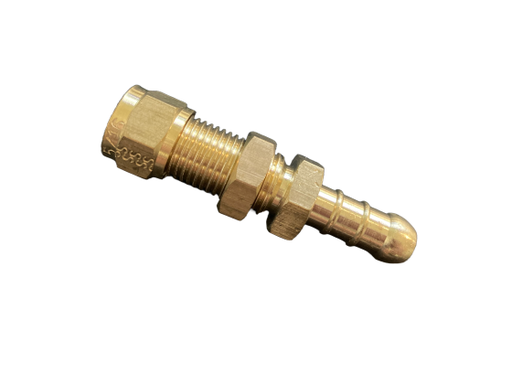 [113575] 5/16" Bulkhead Compression x Wade Fulham Hose Nozzle - F101/L45/16