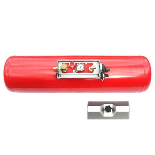 [113603] 30 Litres Motorhome Gas Tank Only - Ø230mm by 822mm with set of valves and box - 136.0097