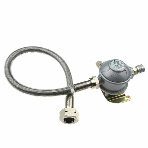 [113633] Two Stage Regulator 30mBar with 50cm Stainless Steel Pigtail - 400314