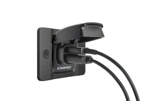 [118032] Scanstrut Flip Pro Fast Charge Dual USB Socket with front fit bezel SC-USB-F2