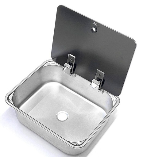 [118059] CAN LR1375 Sink with Glass Lid With Tap Hole