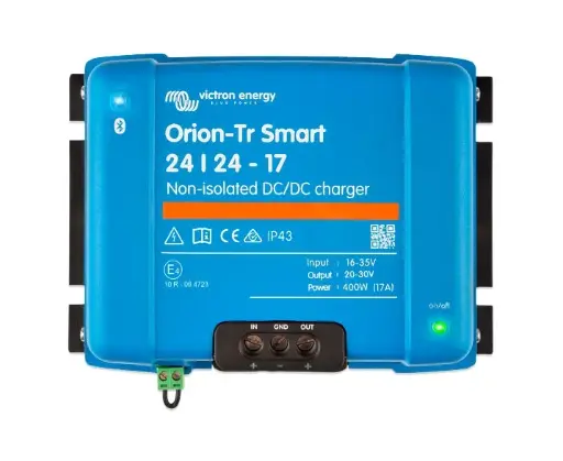 [118781] Victron Orion-Tr Smart DC-DC charger 24/24-17A ( 400W ) Non-isolated Wiring Kit 8m