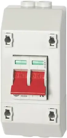 [119298] WYLEX 100A DP ISOLATOR WITH ENCLOSURE