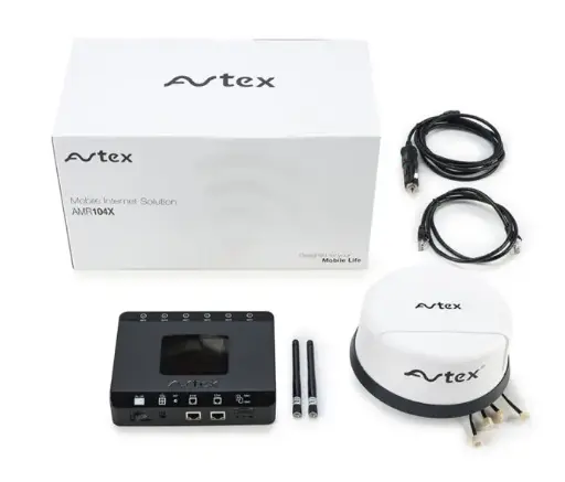 [119350] Avtex Dual Sim CAT 6 4G Router / 4G/5G Antenna mobile internet system - AMR104X