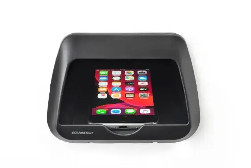 [119457] Waterproof Wireless Charger - Nest 3 Coil 15W phone charging pocket 12/24V SC-CW-6GT