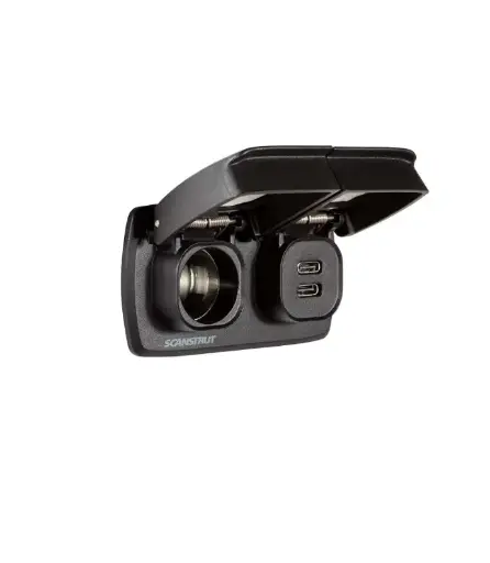 [119464] Scanstrut Flip Pro Multi - Dual USB-C & 12V Power Socket  SC-MULTI-F1