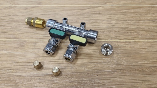 [119543] Complete 2 Way Gas Manifold Installation Kit