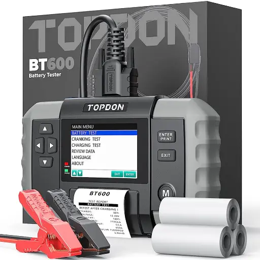 [119570] TOPDON BT600 Car Battery Tester with Printer